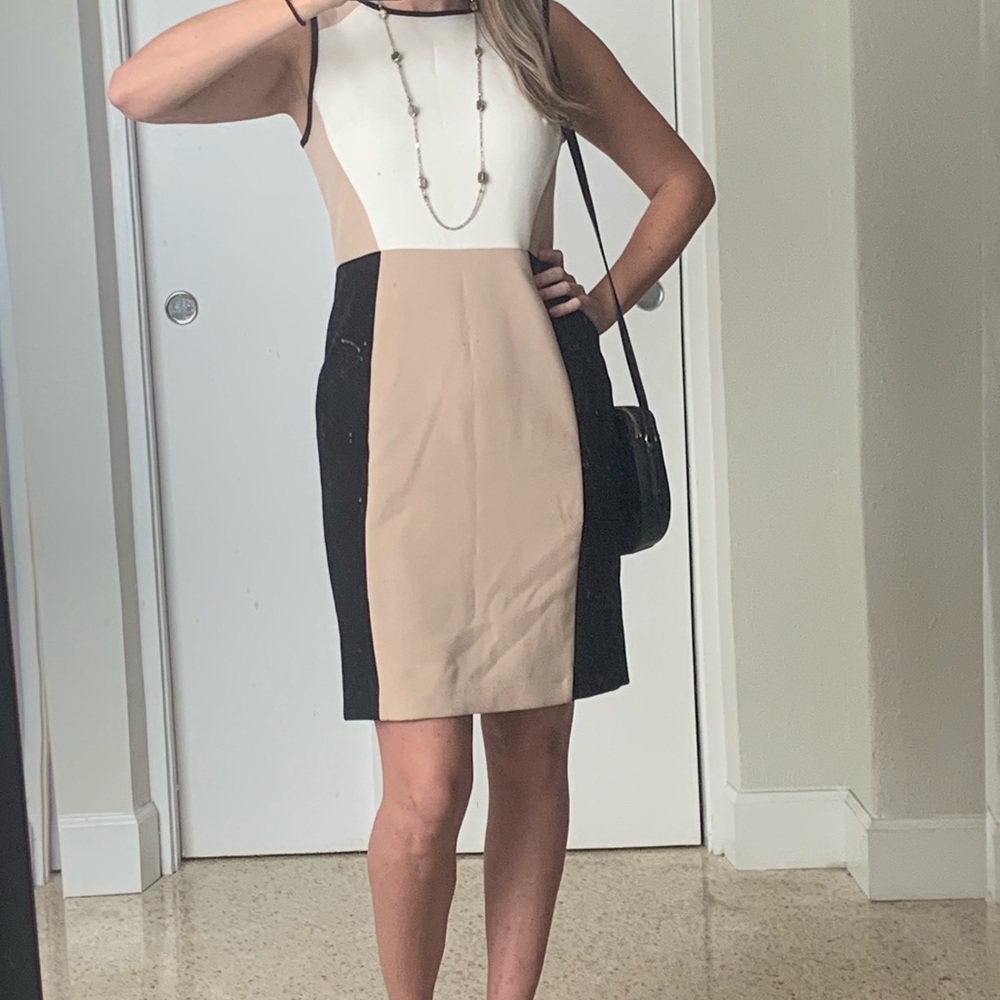 LOFT Color block Sheath Dress